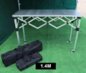 Folding Table Concertina Counter With Aluminium Top - Image 5