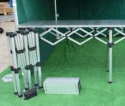 Folding Table Concertina Counter With Aluminium Top