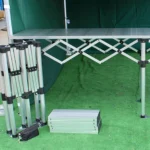 Folding Table Concertina Counter With Aluminium Top
