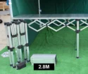 Folding Table Concertina Counter With Aluminium Top - Image 2