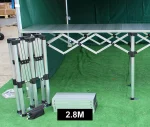 Folding Table Concertina Counter With Aluminium Top - Image 2