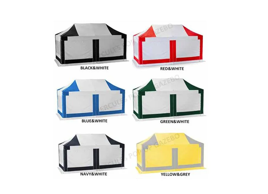 stellar pop up gazebo color options