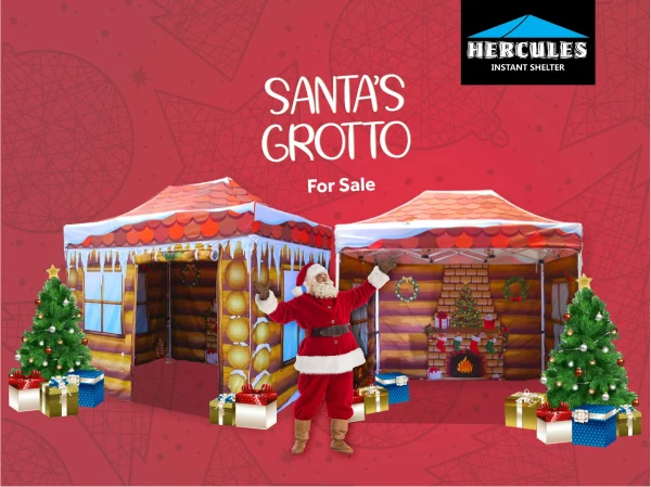 Santa's Grotto Gazebo - 3x3m - Image 7