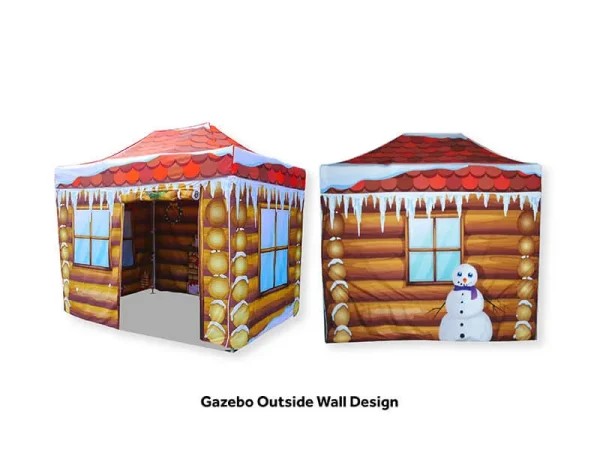 Santa's Grotto Gazebo - 3x3m - Image 3