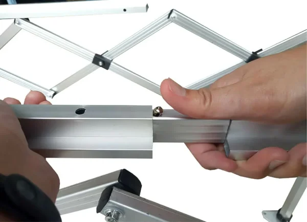 Folding Table Concertina Counter With Aluminium Top - Image 12