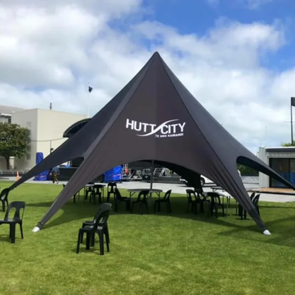 single peak star tent image