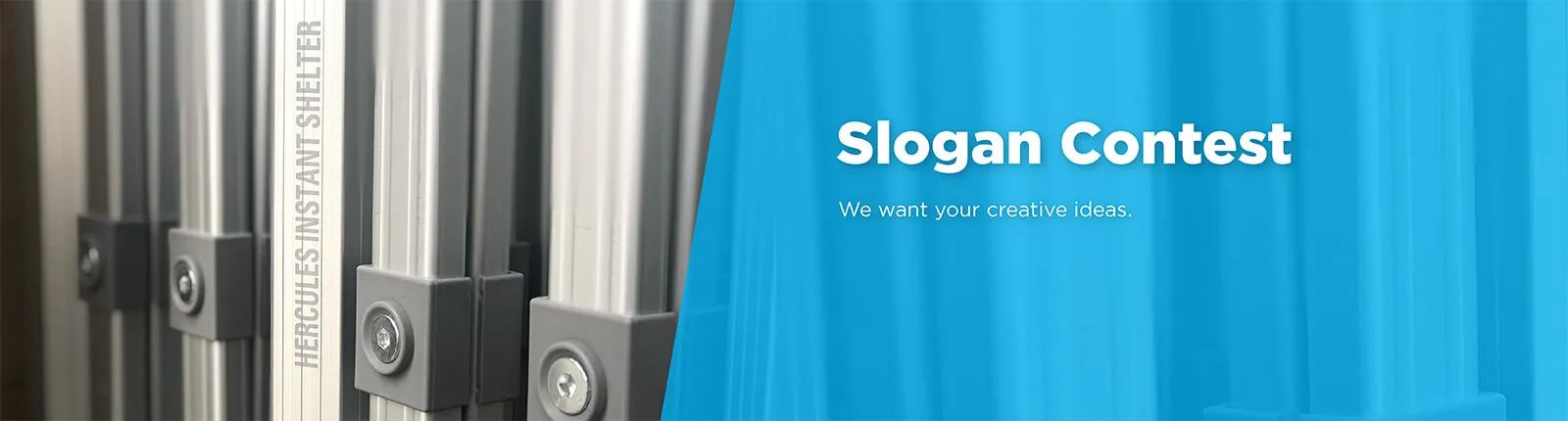 website slogan contest banner