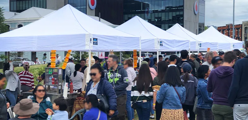 hercules pop up gazebo at markets