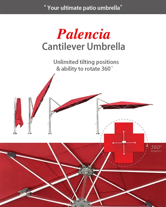 Palencia cantilever umbrella newsletter