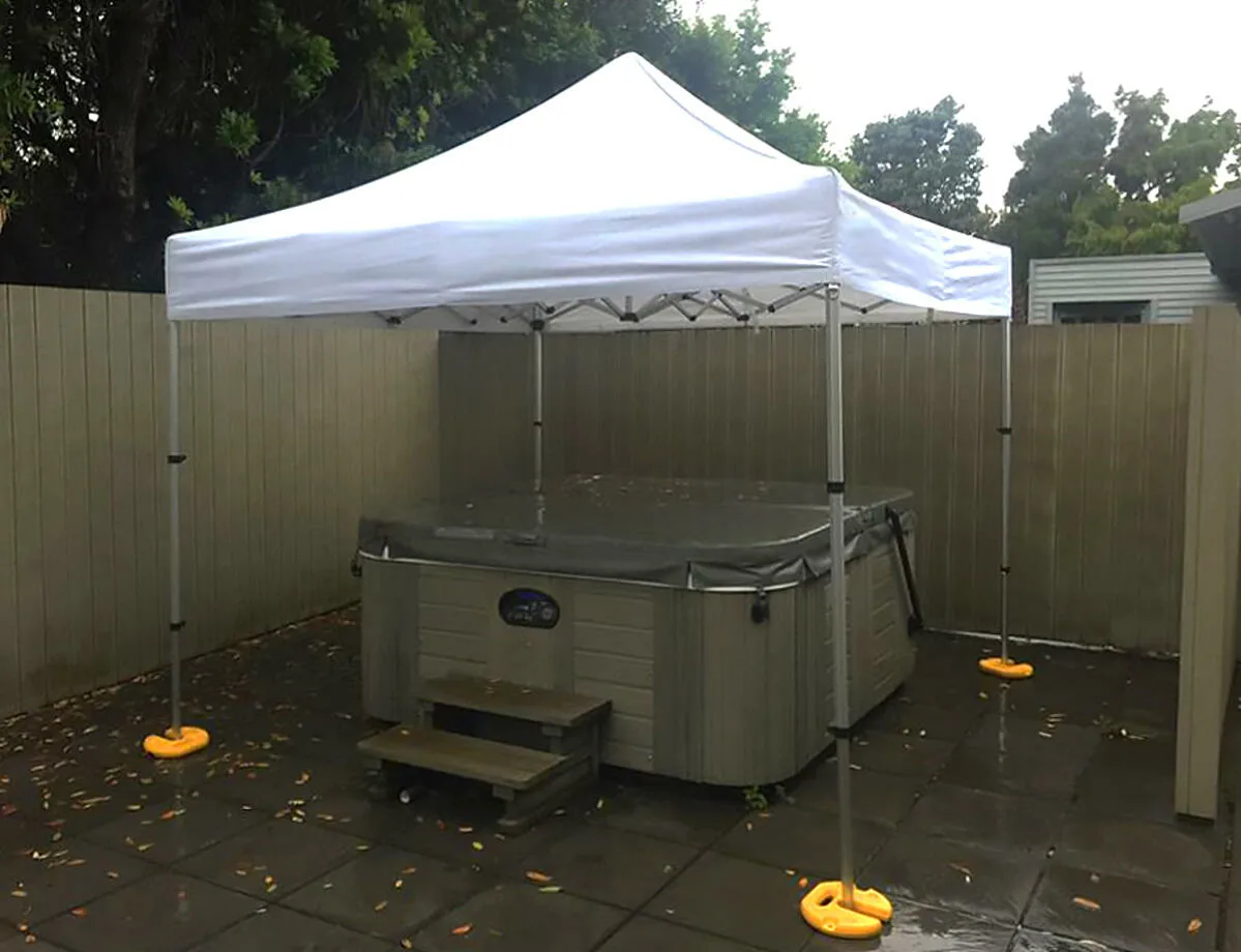 residential usage spa pool gazebo hercules