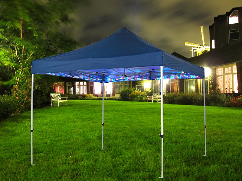 garden gazebo and light