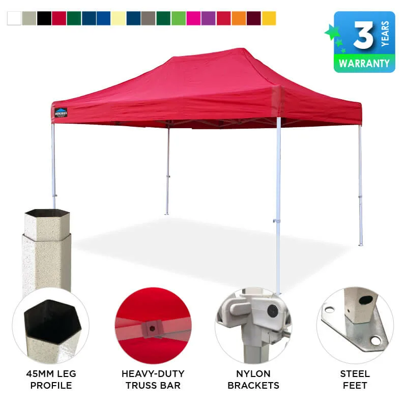 3x4.5m gazebos hex 45S