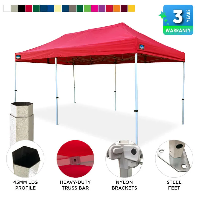3x6m gazebos hex 45S