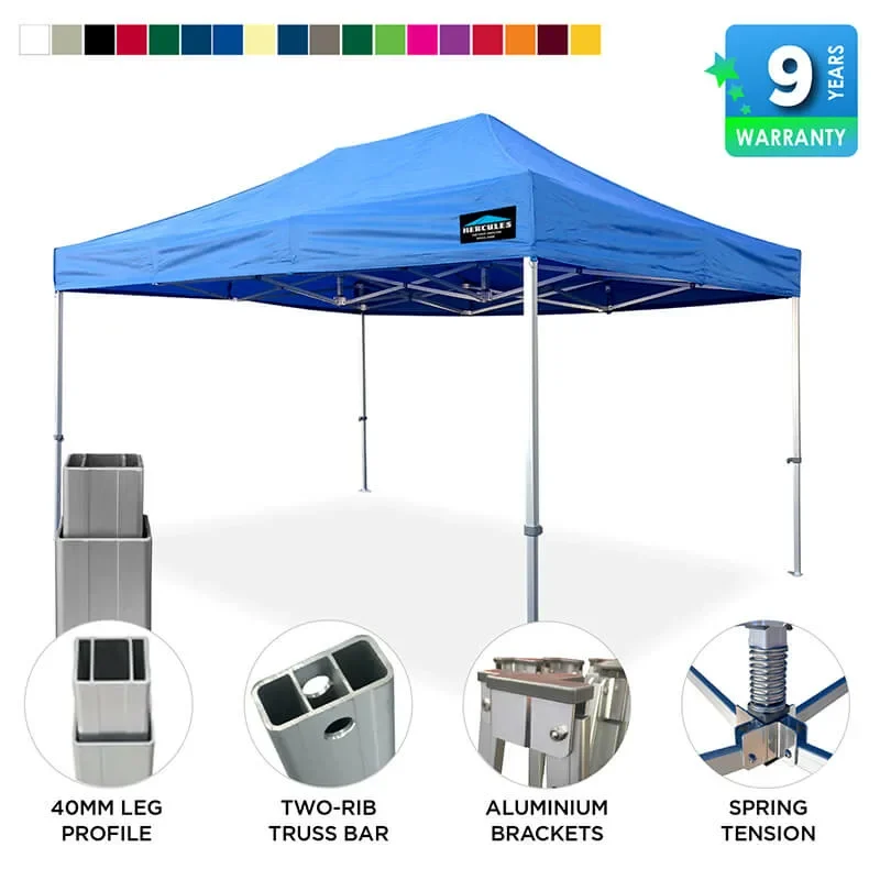 PRO 40 3x4.5m gazebo - blue