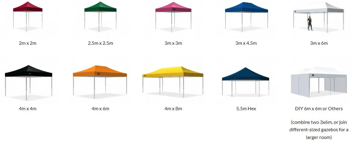 gazebo sizes(1)