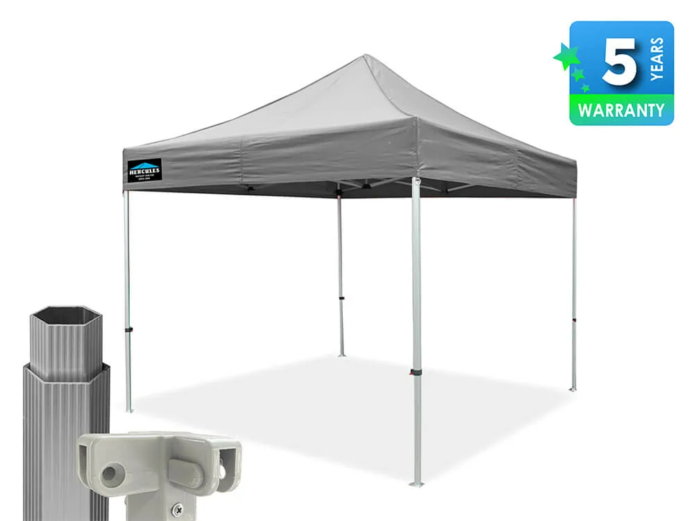 Hex 45A gazebo - grey
