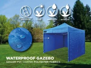 rainproof gazebo with side walls