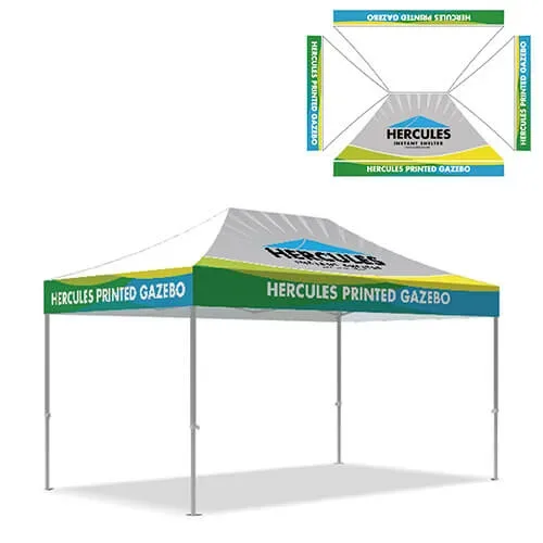 3x4.5 printed gazebo options illustration-optionD