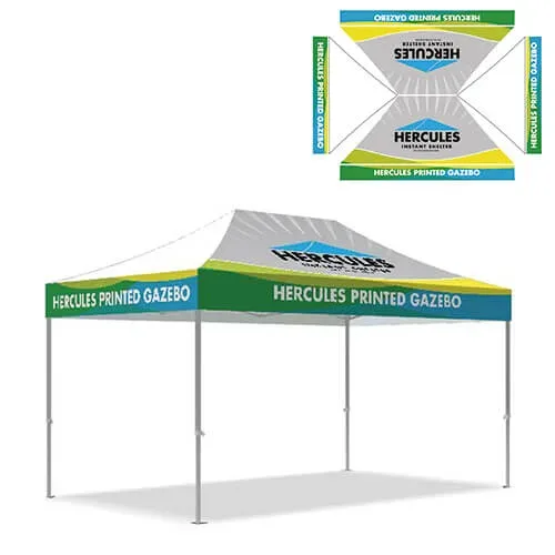 3x4.5 printed gazebo options illustration-optionE