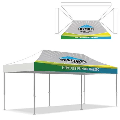 3x6 printed gazebo options illustration-optionA