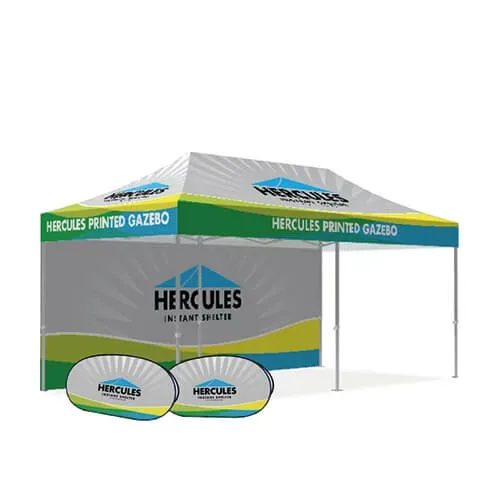 printed gazebo banners illustration-pop banner