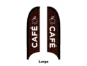 cafe flag feather flag large