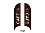 cafe flag feather flag large