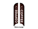 coffee flag feather flag extra large