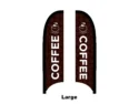 coffee flag feather flag large