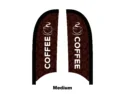 coffee flag feather flag medium