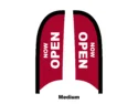 open flag feather flag medium