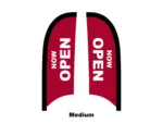 open flag feather flag medium