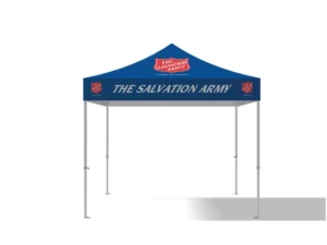 The Salvation Army's branded gazebo 3x3 for community event
