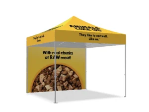 Business branded gazebo 3x3 in yellow