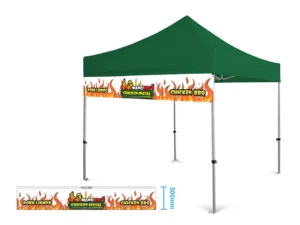 gazebo banner 500mm