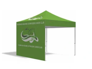 Canoe club branded gazebo 3x3m in green