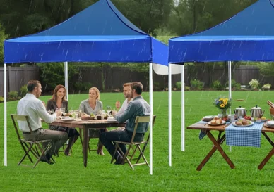 joint gazebo using for outdoor bbq