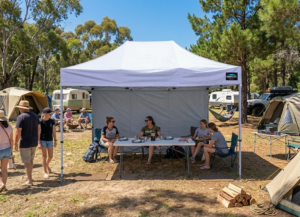 Gazebo shade protects against harmful UV rays