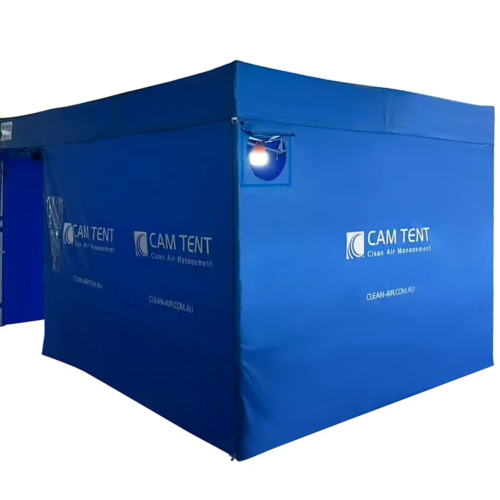 3x4.5m Flat roof gazebo is specially designed with a air clean system