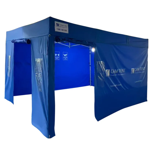 3x4.5m Flat roof gazebo system used for air clean management