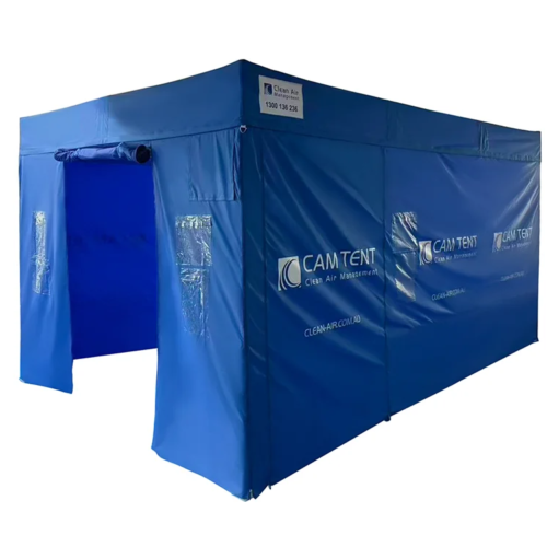 3x4.5m Flat roof gazebo is specially designed for air clean management