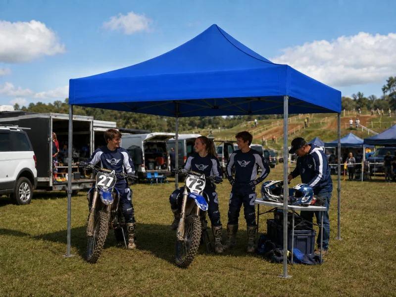 mag series gazebo is used for sports and school event